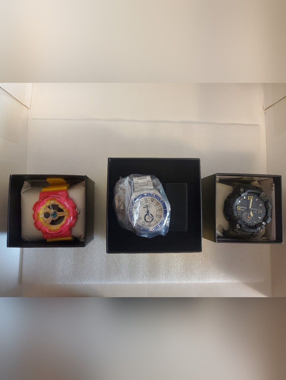 Lot Of 3 Brand New Invicta Activa Watches With Original Boxes
